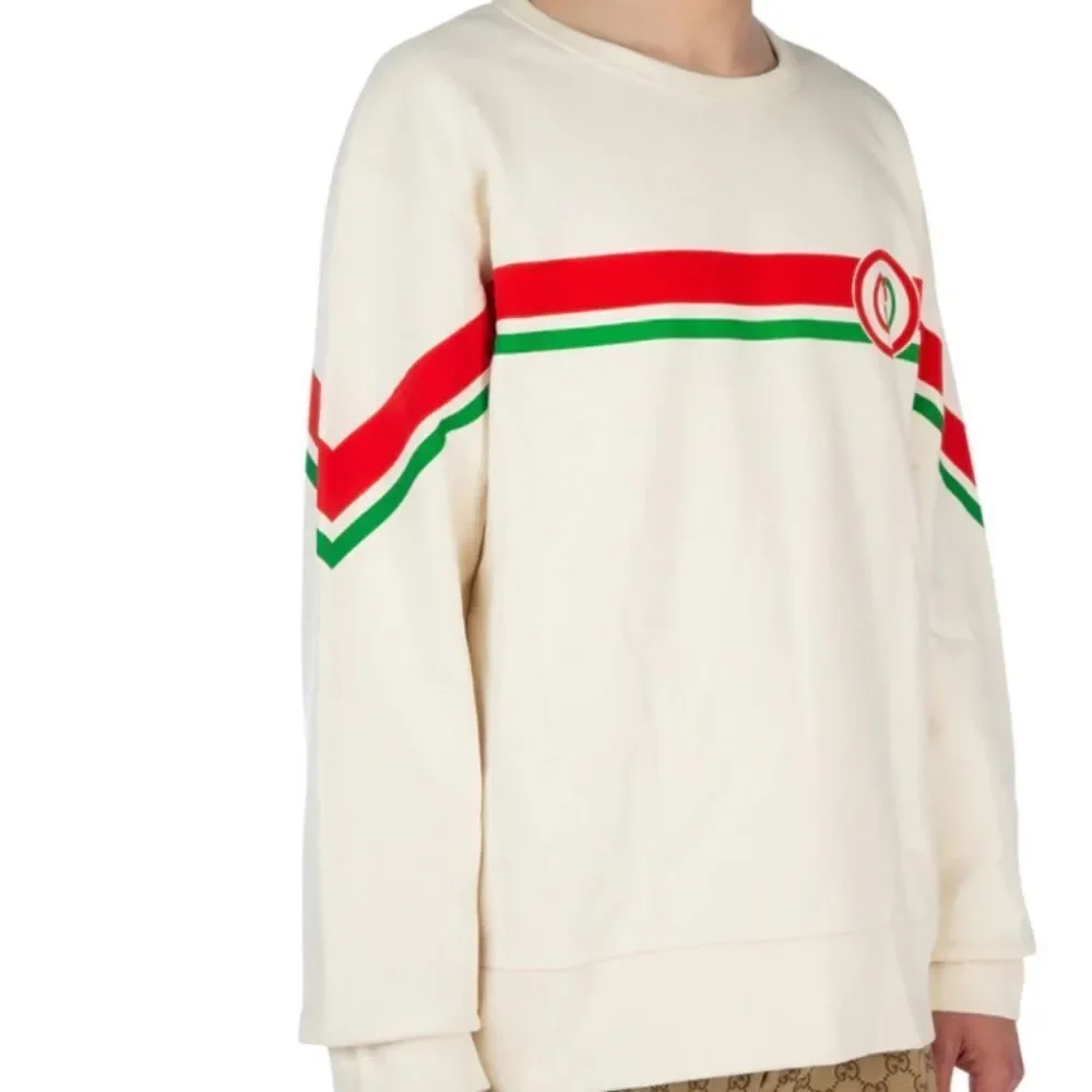 Gucci  GG Logo Distressed Sweatshirt over size
